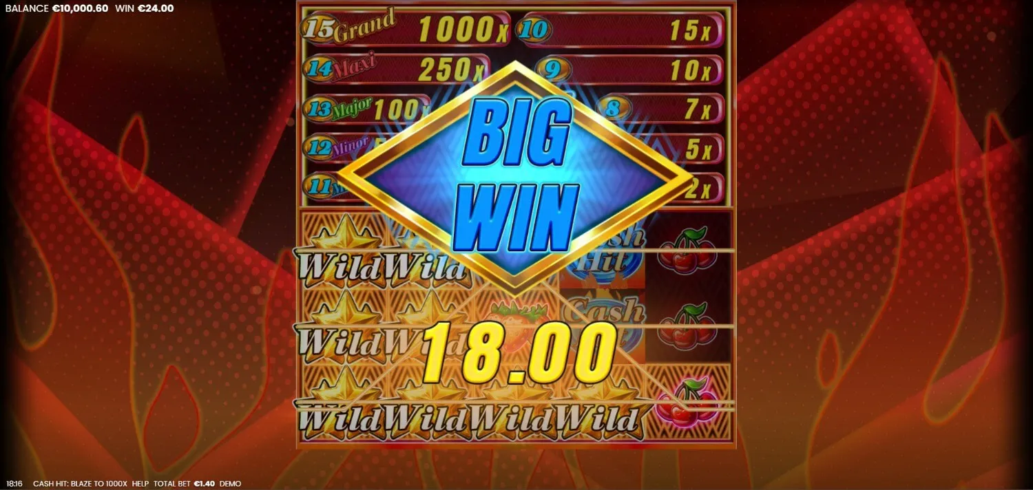 Cash Hit: Blaze to 1000x